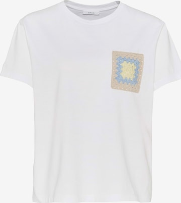 OPUS Shirt 'Saeke' in Wit: voorkant