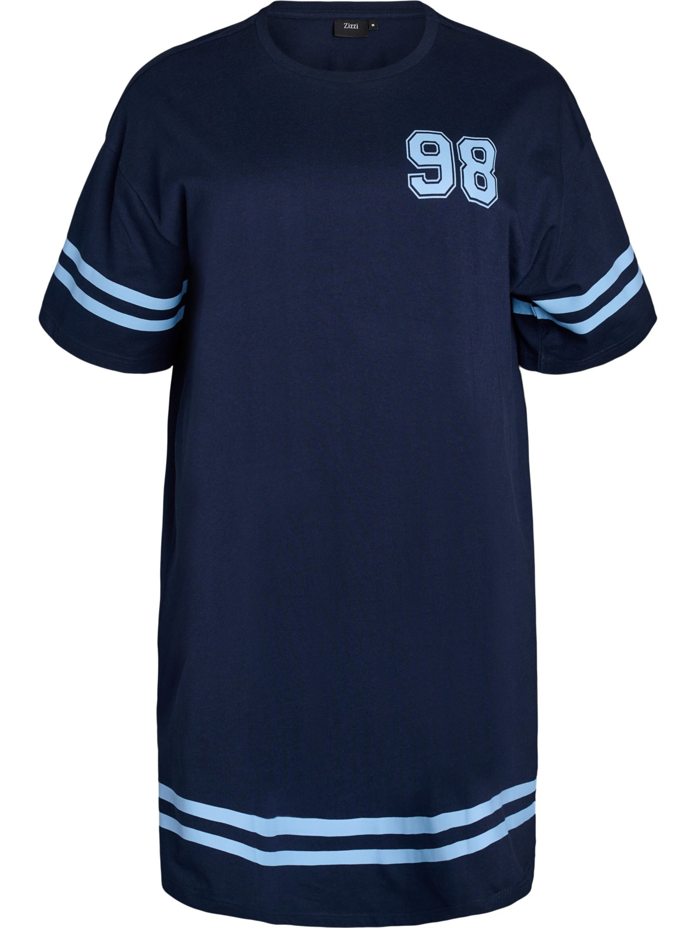 Zizzi Tunic 'ENILLA' in Blue: front