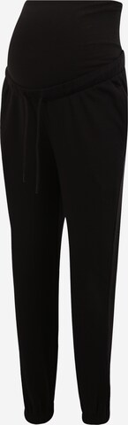 Tapered Pantaloni 'CHILLI' de la Pieces Maternity pe negru: față