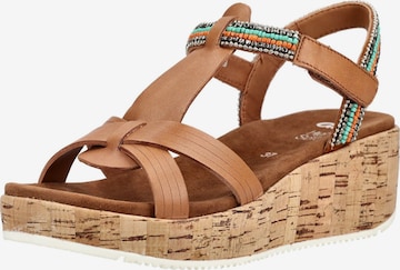 Sandalo di ARA in marrone: frontale