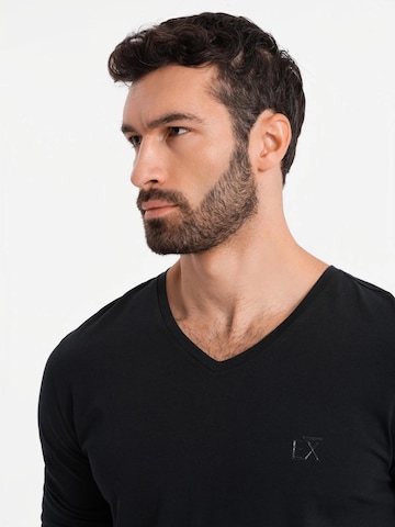 Ombre Shirt 'OM-LSBC-0123' in Black