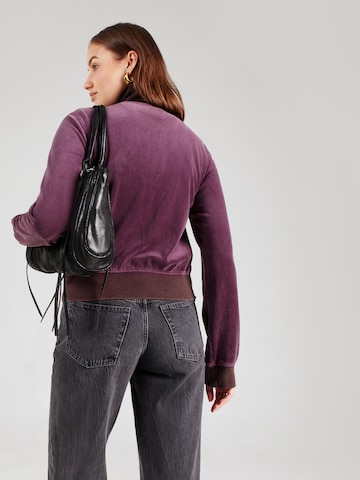 WEEKDAY Sweatjacke in Lila