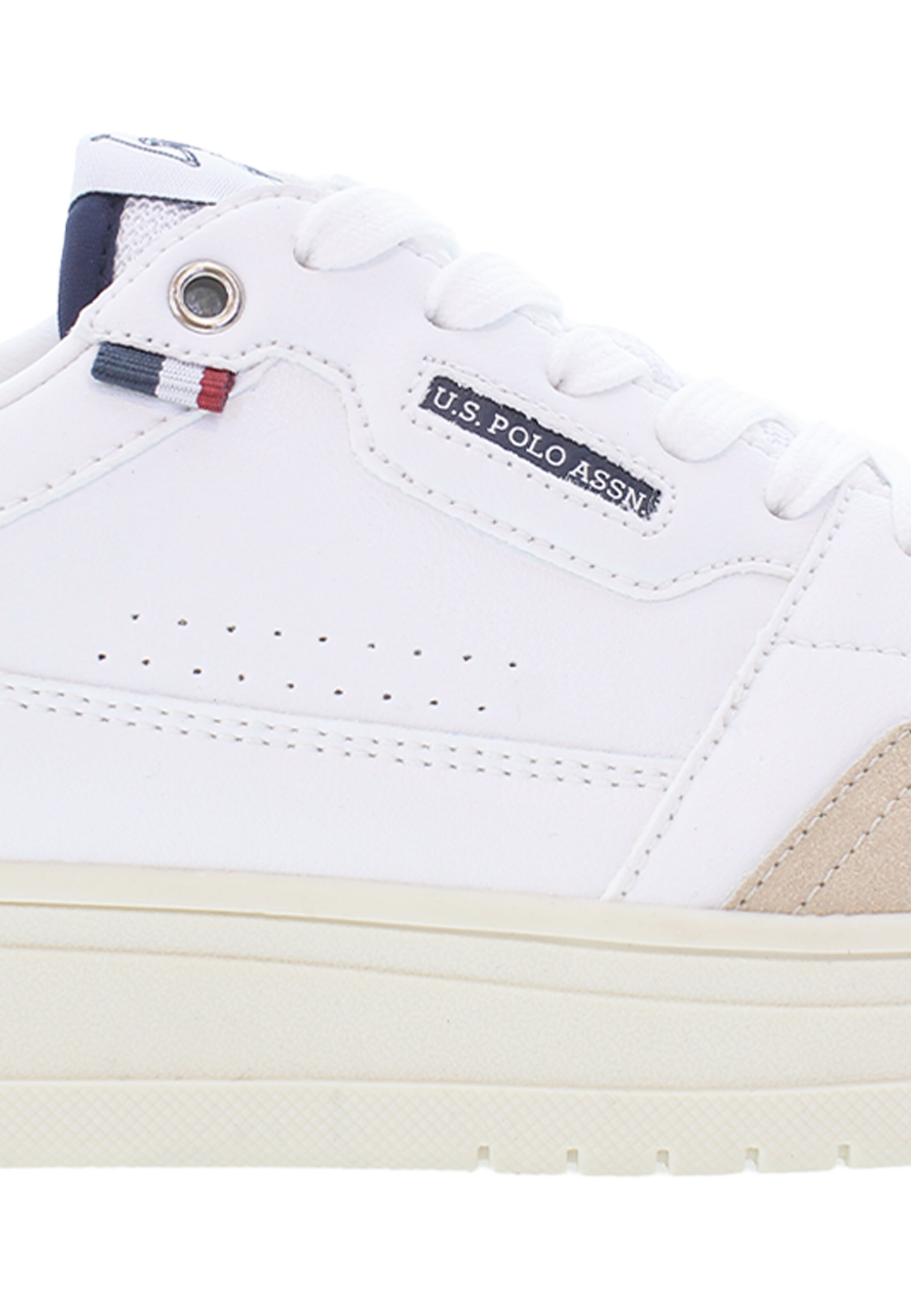 Baskets basses 'Kosmo 006' U.S. POLO ASSN. en blanc