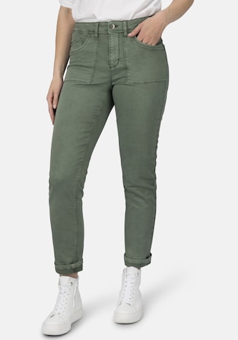 STOOKER WOMEN Regular Jeans 'Davos' in Grün: Vorderseite