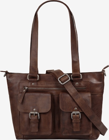 Spikes & Sparrow Shopper in Braun: Vorderseite