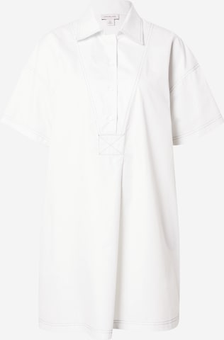Calvin Klein JeansKošulja haljina - bijela boja: prednji dio