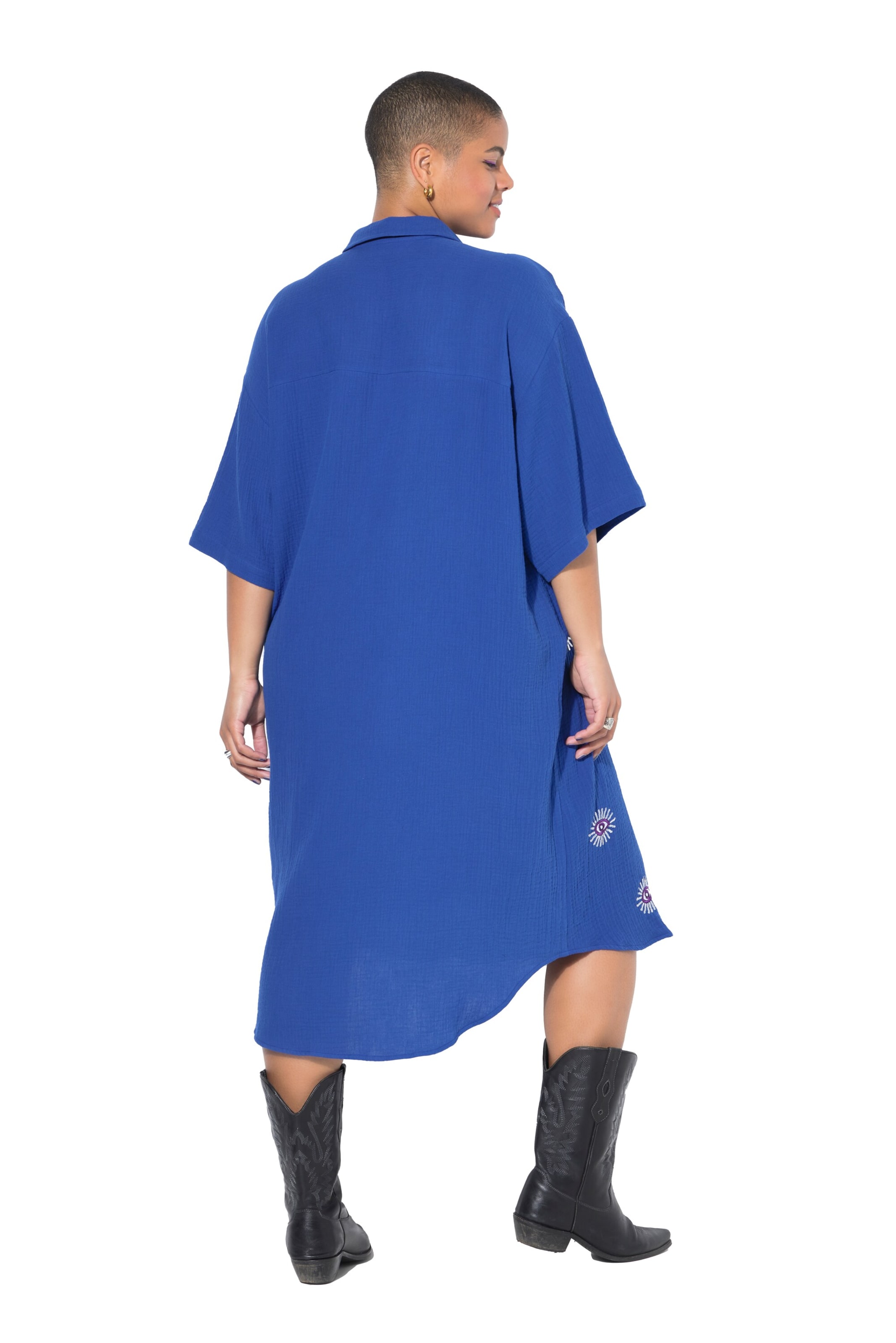 Studio Untold Blusenkleid in Blau