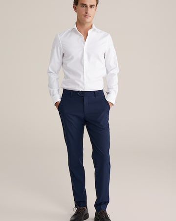 WE Fashion Слим Рубашка в Белый