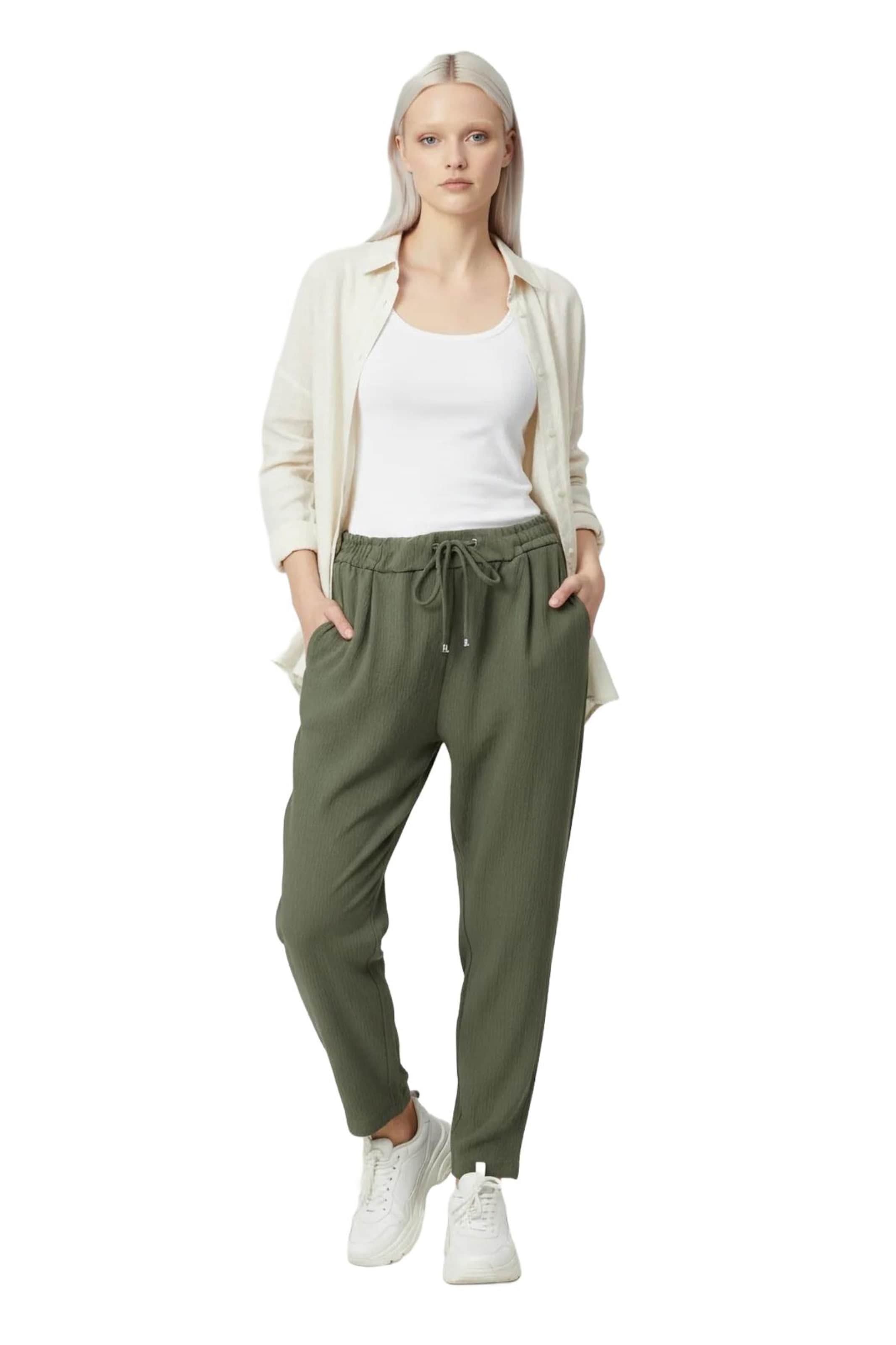 Effilé Pantalon à pince No Matter What en vert