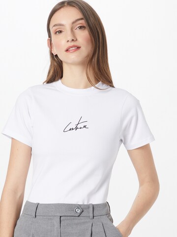 The Couture Club Shirt in White: front