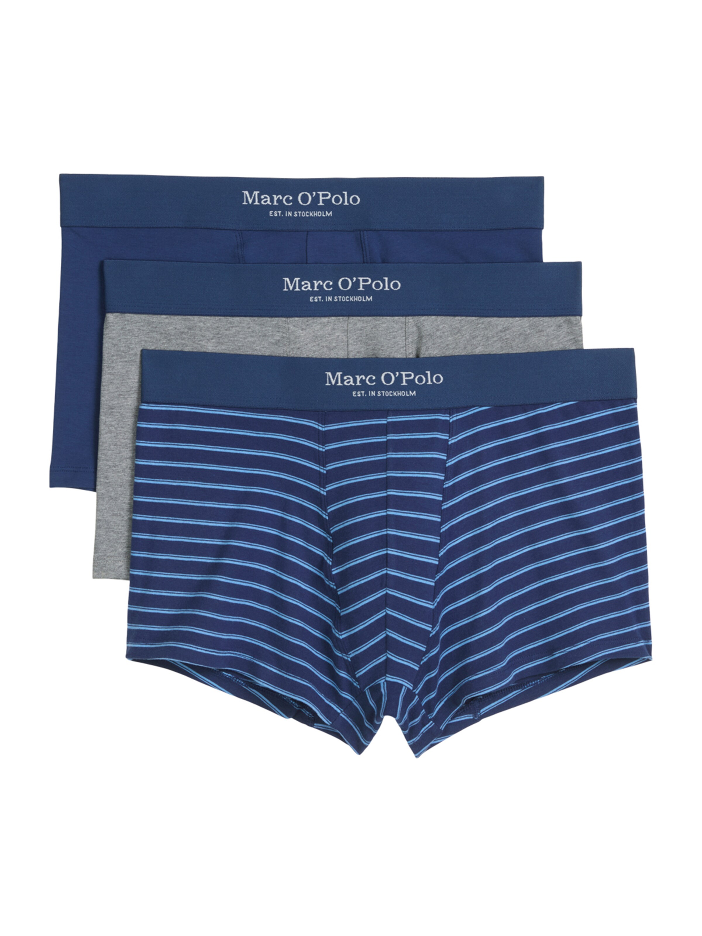 Boxers 'Essentials' Marc O'Polo en bleu : devant