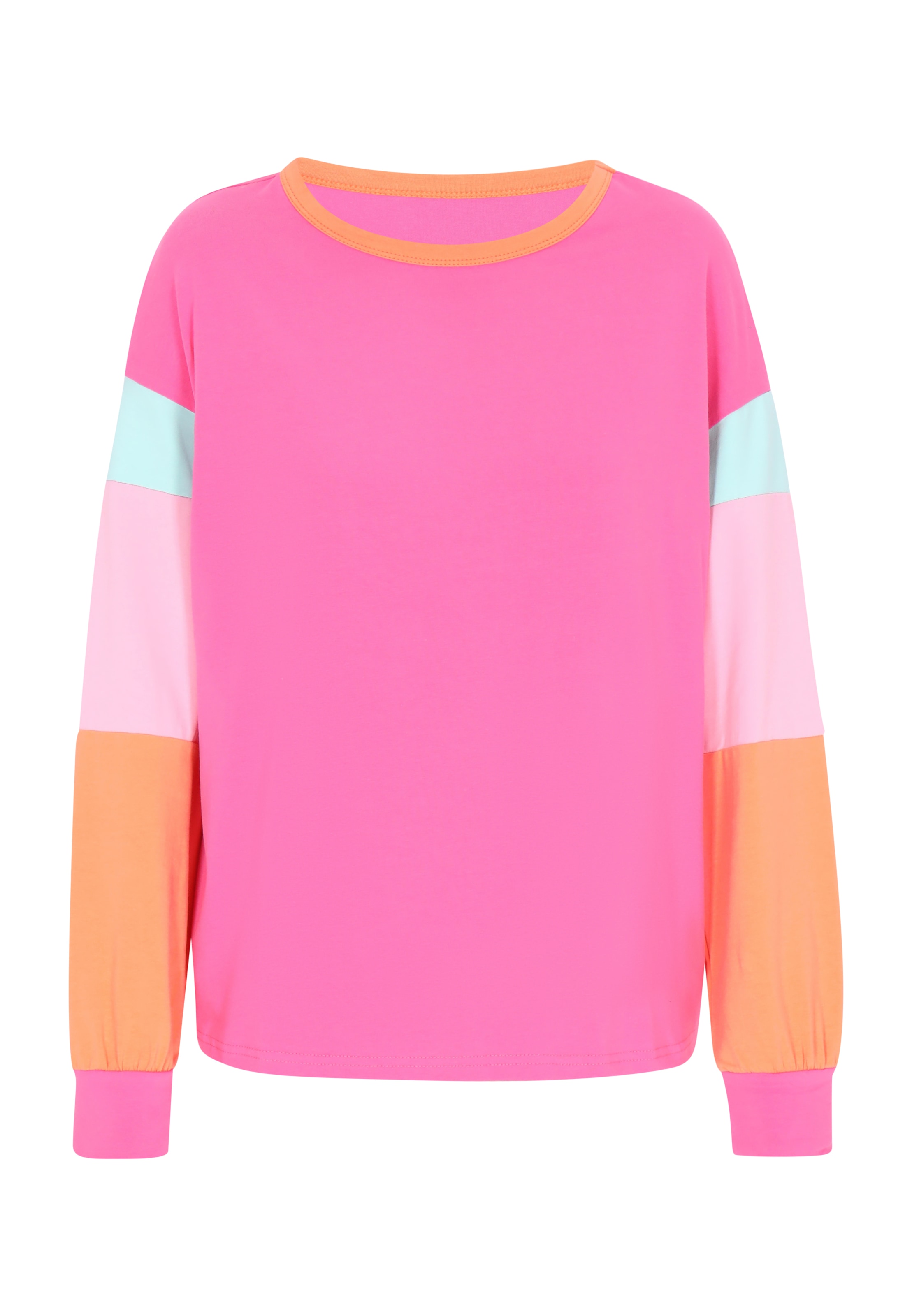 swirly Футболка в Ярко-розовый: спереди