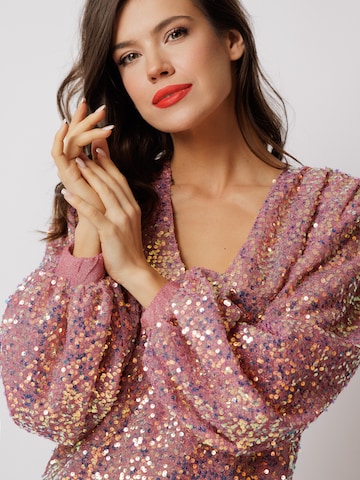 Couture de Marie Blouse 'SOLÈNE' in Pink