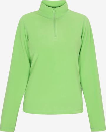Pullover di swirly in verde: frontale