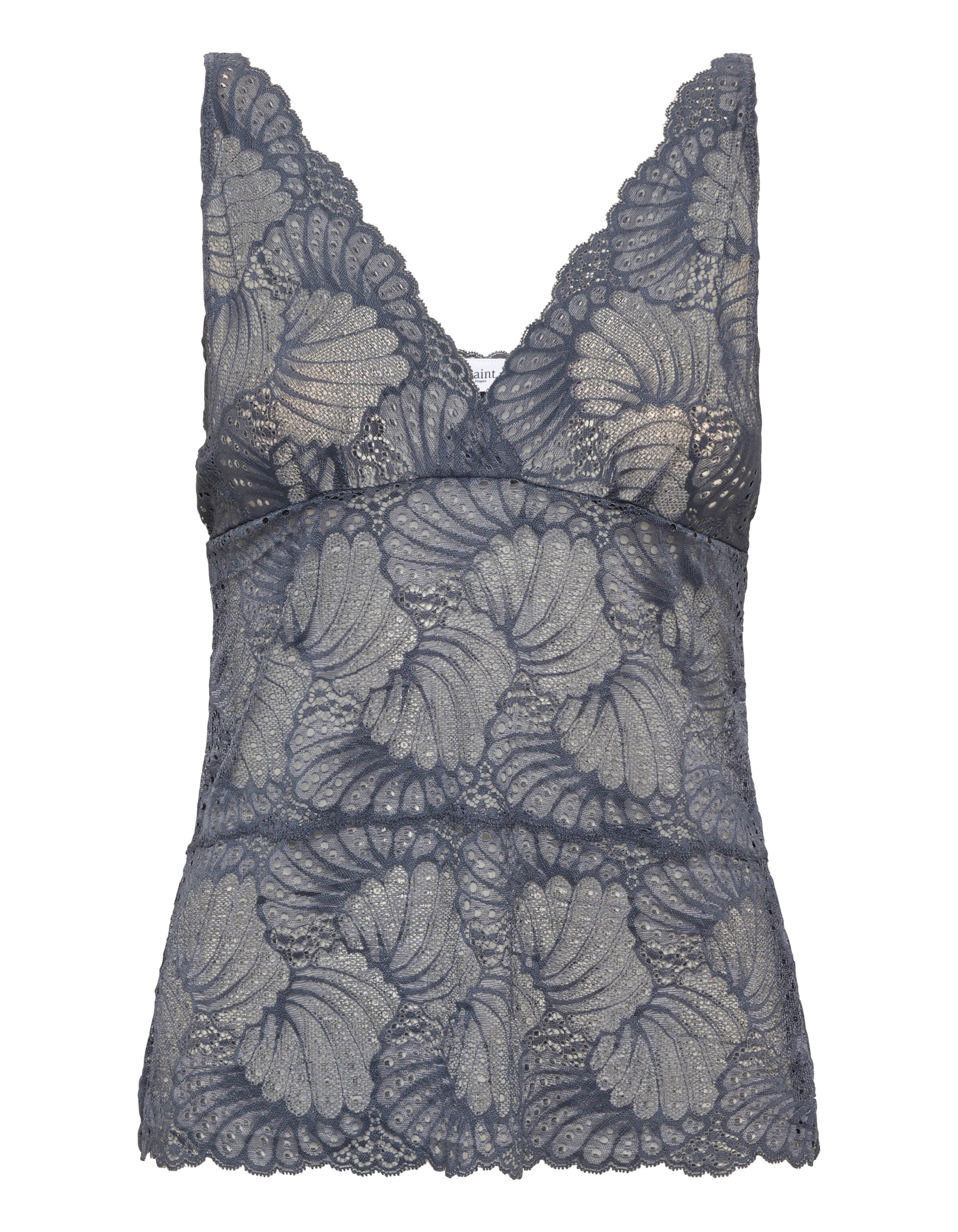 SAINT TROPEZ Topp 'Daisy' i blå: framsida