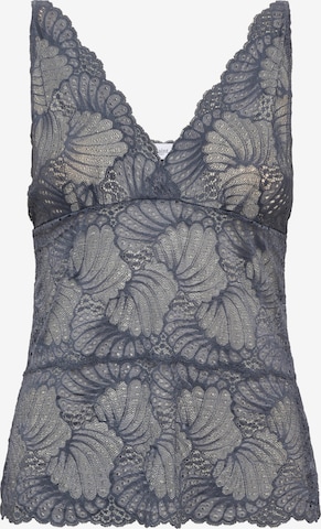 SAINT TROPEZ Top 'Daisy' in Blauw: voorkant