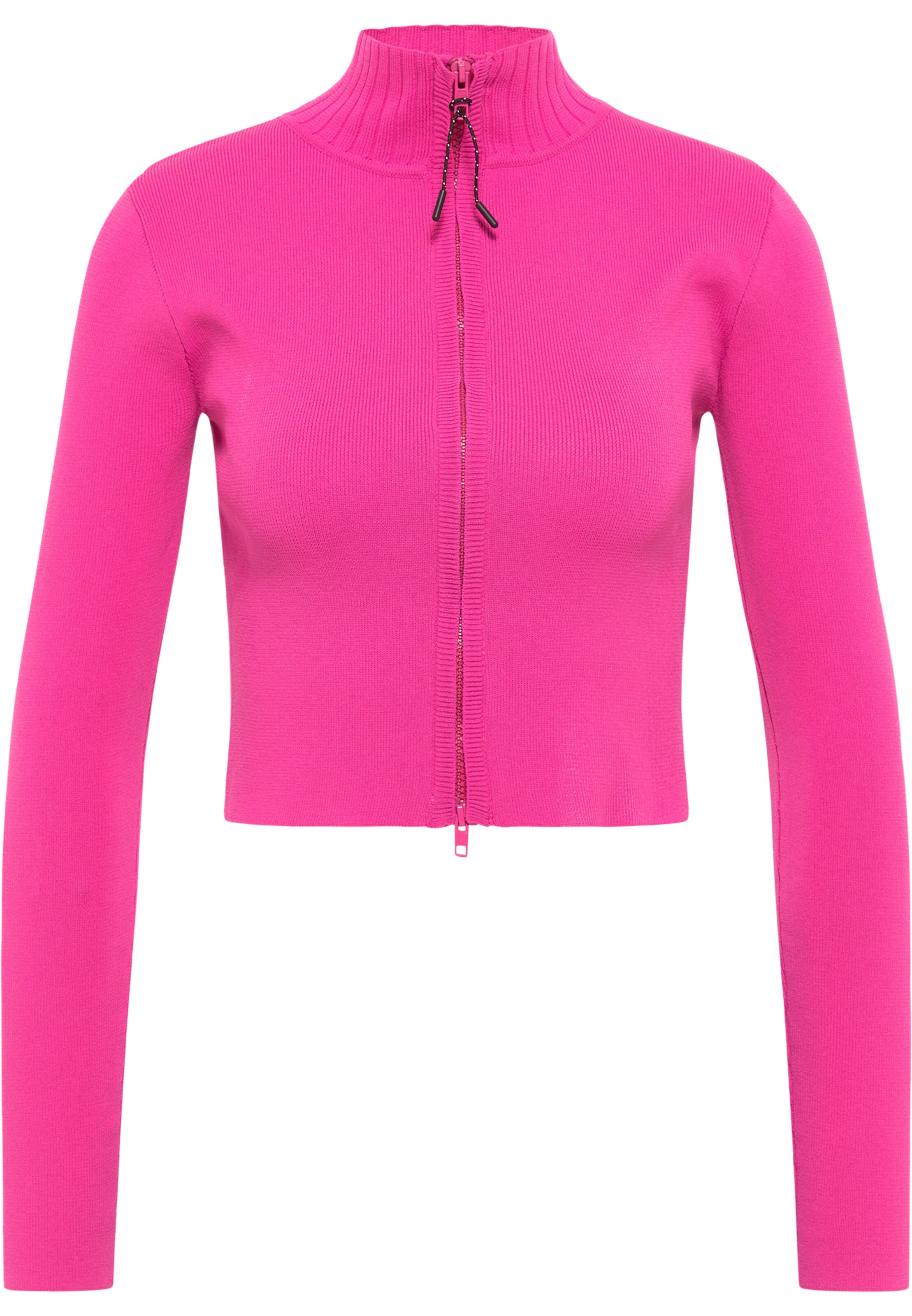 myMo ATHLSR Strickjacke in Pink: Vorderseite