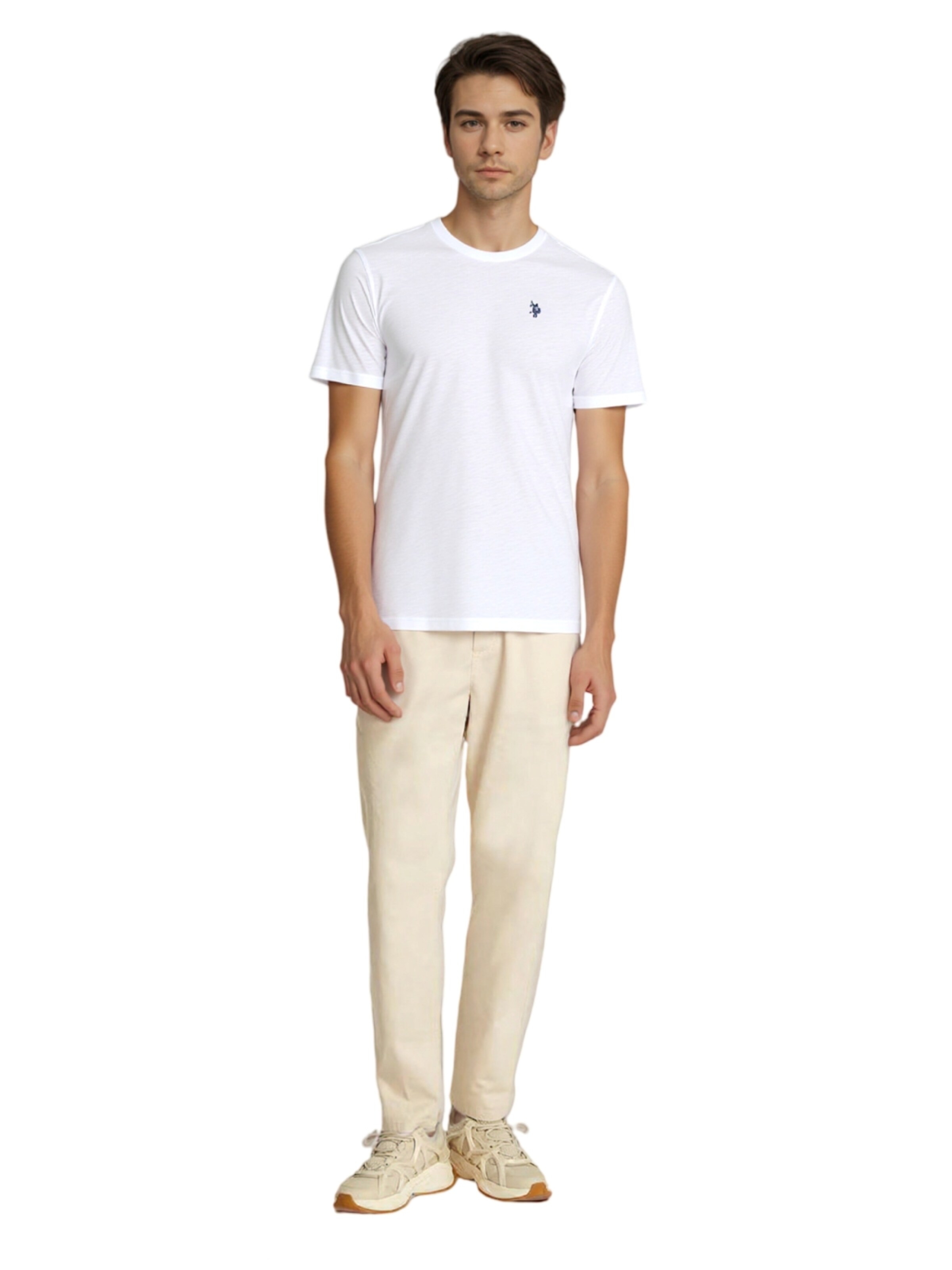T-Shirt U.S. POLO ASSN. en blanc
