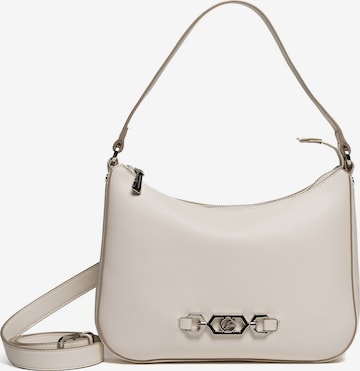 Borsa a spalla di Gattinoni in bianco: frontale