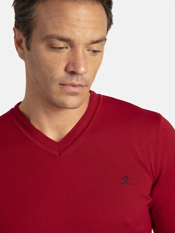 Sir Raymond Tailor Sweater 'Los Angeles' in Red