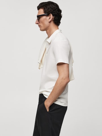 MANGO MAN Poloshirt 'EZEQUI' in Beige