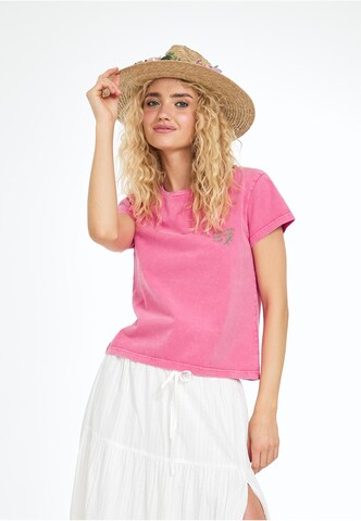 OH APRIL T-shirt 'Bloom' i rosa: framsida