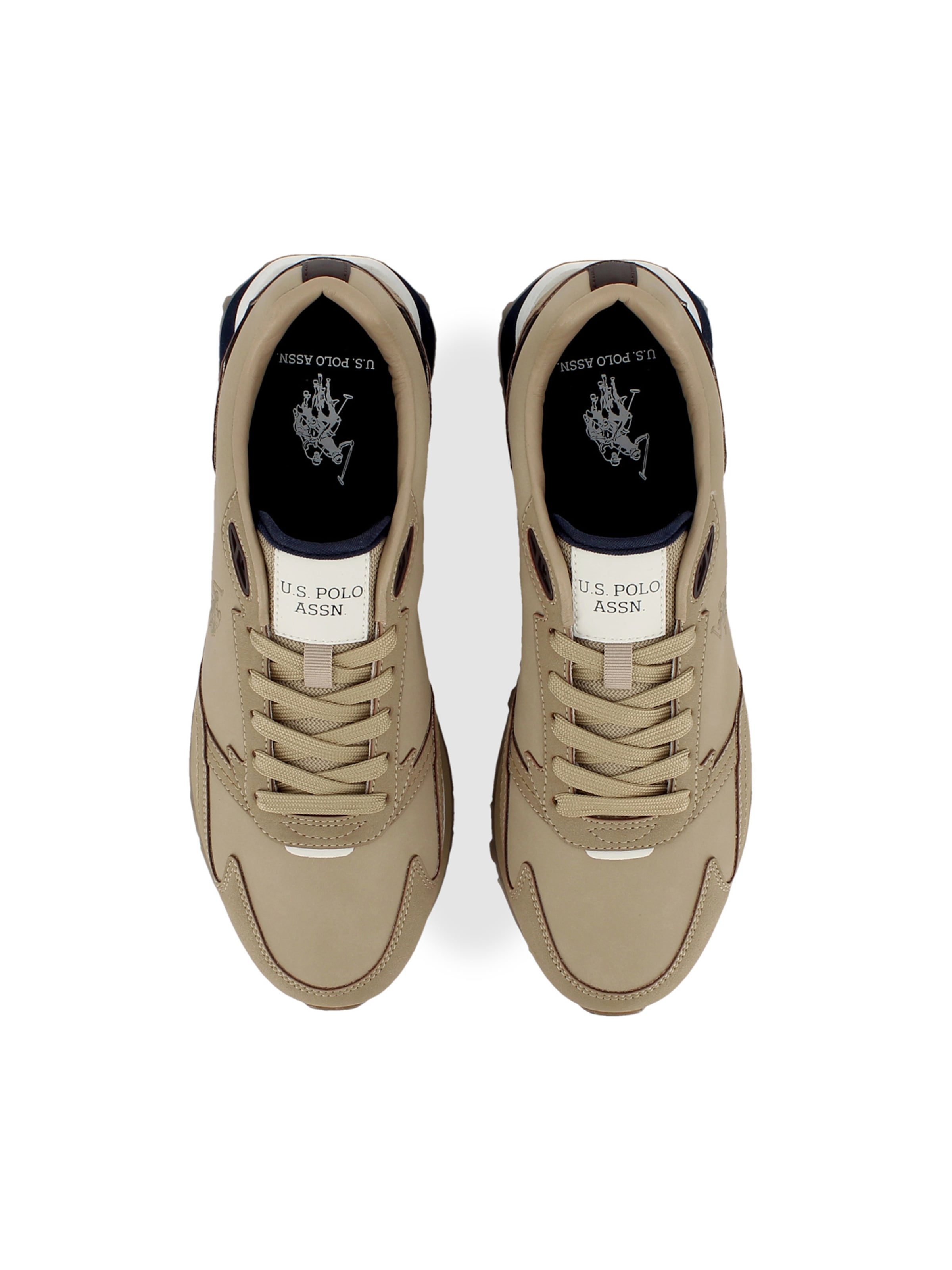 Baskets basses 'April' US POLO ASSN. en beige