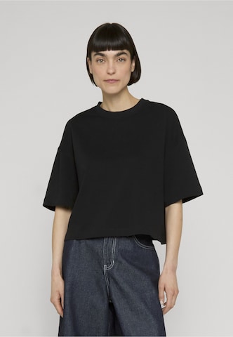 Urban Classics Koszulka oversize w kolorze czarny: przód