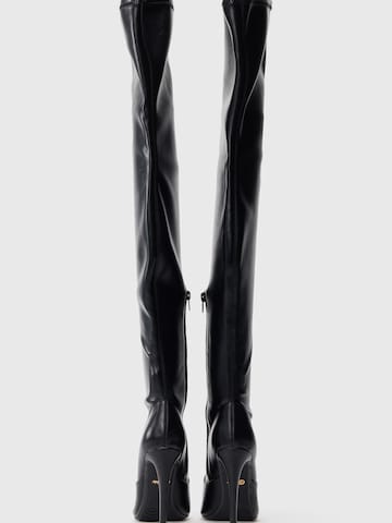 Cuissardes 'SIENNA' BUFFALO en noir
