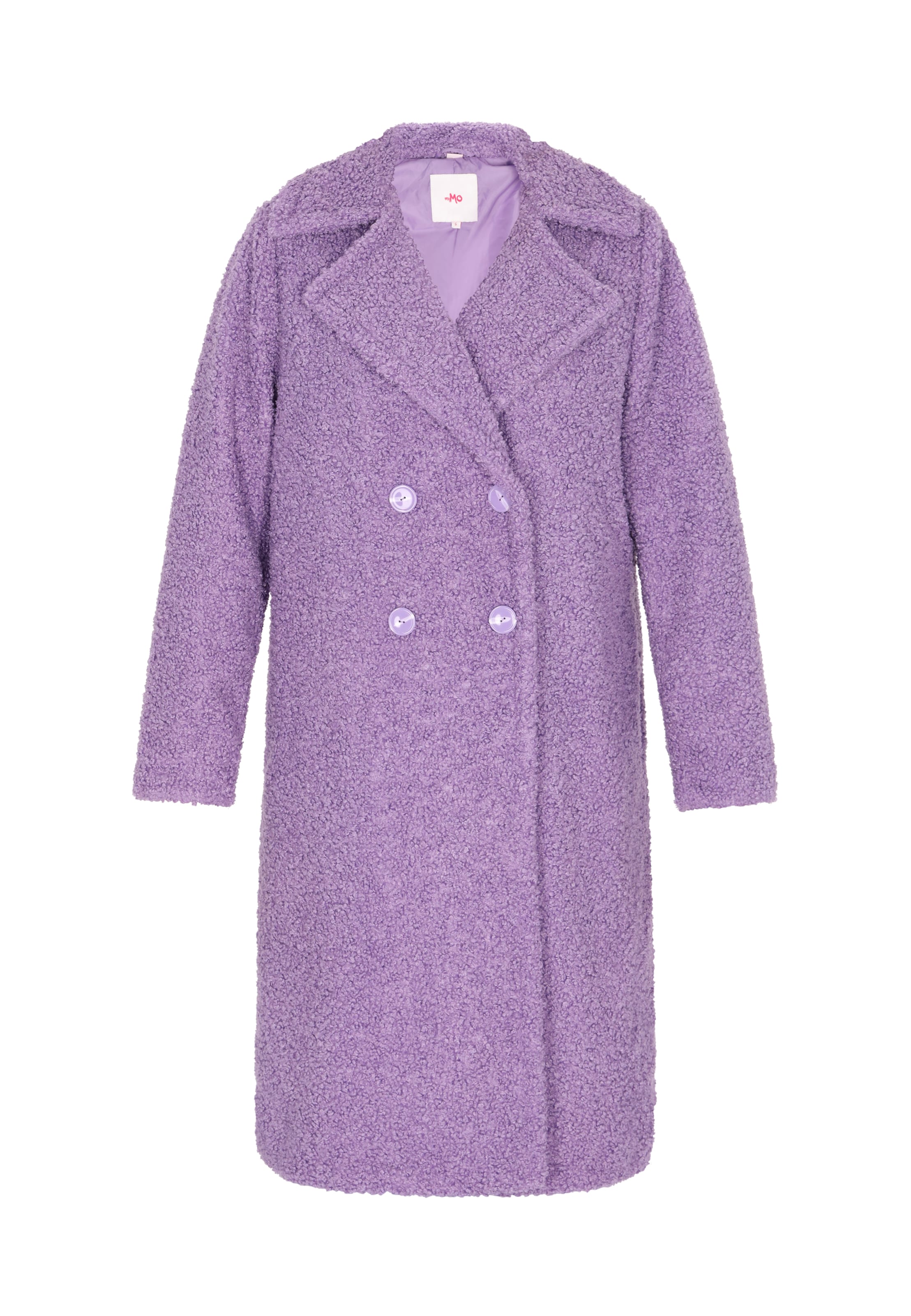 MYMO Демисезонное пальто в Лиловый: спереди