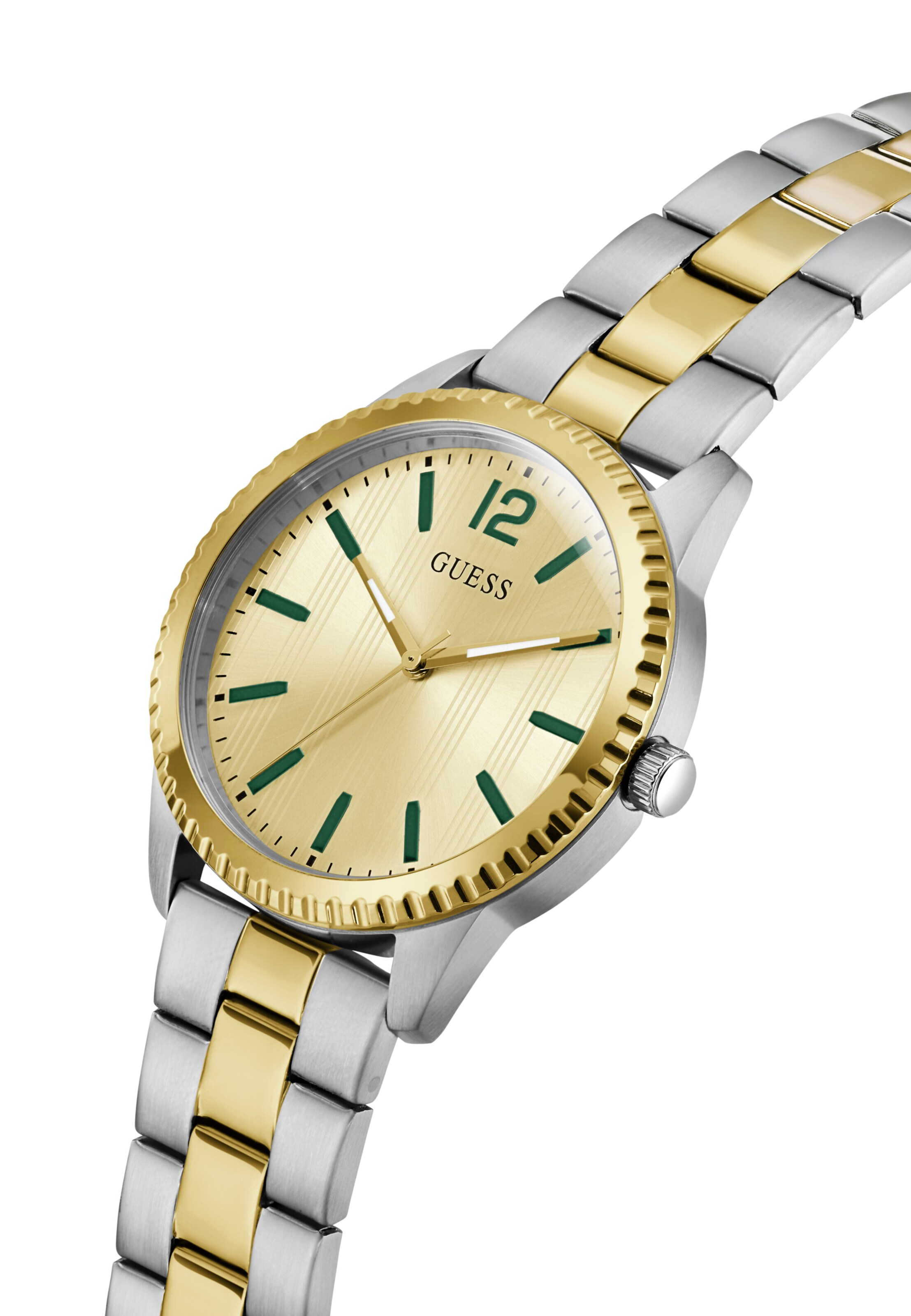 GUESS Uhr 'Chip' in Silber