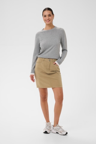Kaffe Spódnica 'KABrynn Twill' w kolorze brązowy