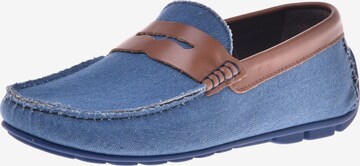 Baldinini Moccasins in Blue: front