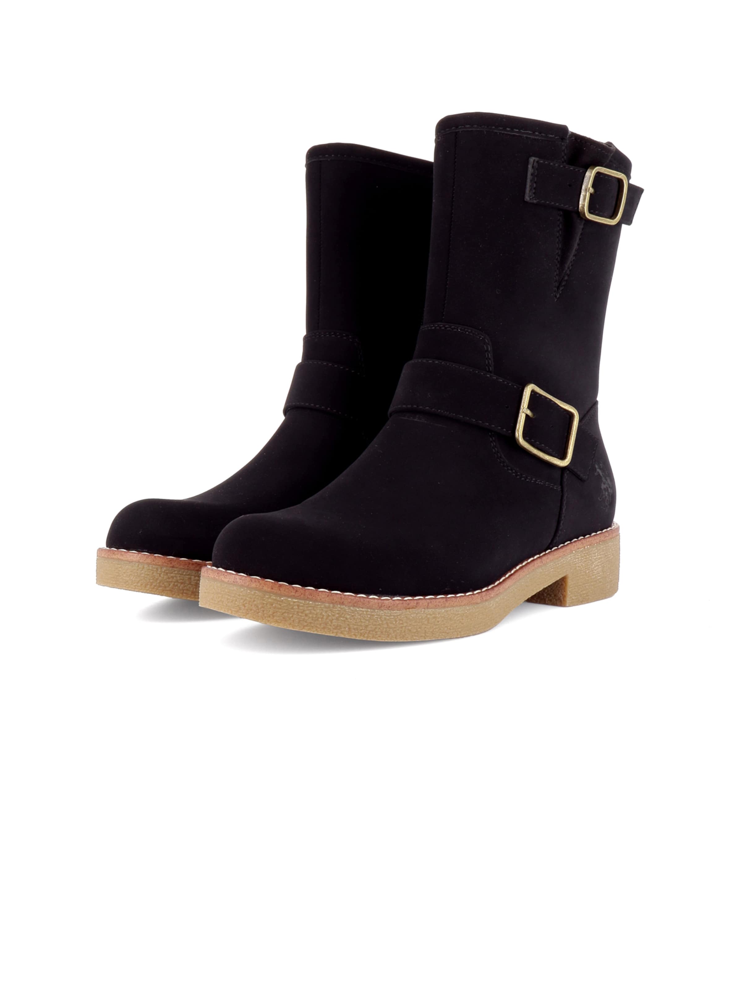 US POLO ASSN. Boots 'Maggie' in Black: front