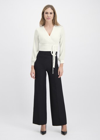 Nicowa Wide leg Broek 'Coreana' in Zwart