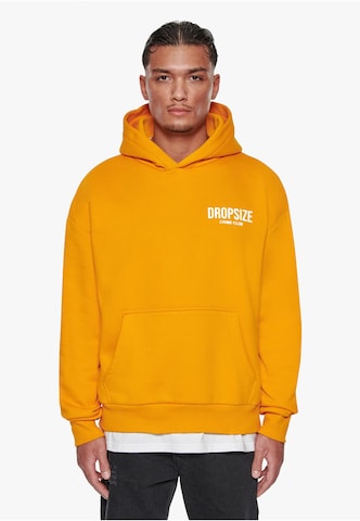 Dropsize Sweatshirt 'Crime Club' in Orange: predná strana