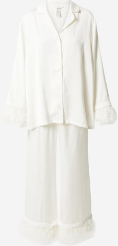 Lindex Pajama in White: front