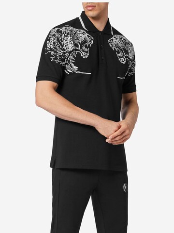 Plein Sport Poloshirt 'Tiger' in Schwarz