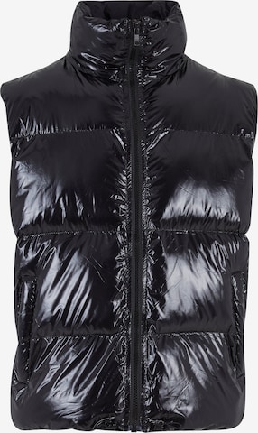 Gilet di DEF in nero: frontale