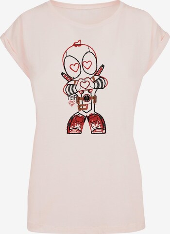 ABSOLUTE CULT Shirt ' Love Beam' in Pink: predná strana