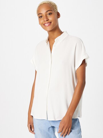 ARMEDANGELS - Blusa 'Zonja' em branco: frente