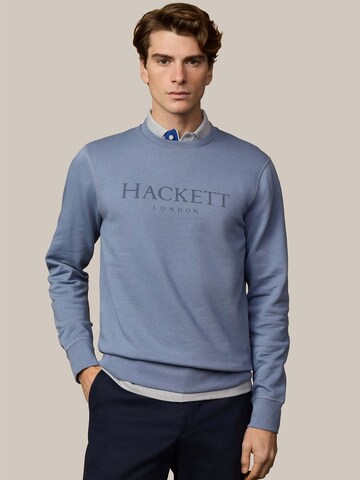 Hackett London Sweatshirt 'HERITAGE ESS CREW' in Blau: Vorderseite
