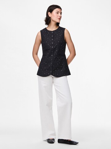 PIECES - Chaleco para traje en negro