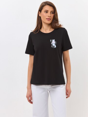 CAT by Maniita Lacitta Shirt RIDER CAT in Schwarz