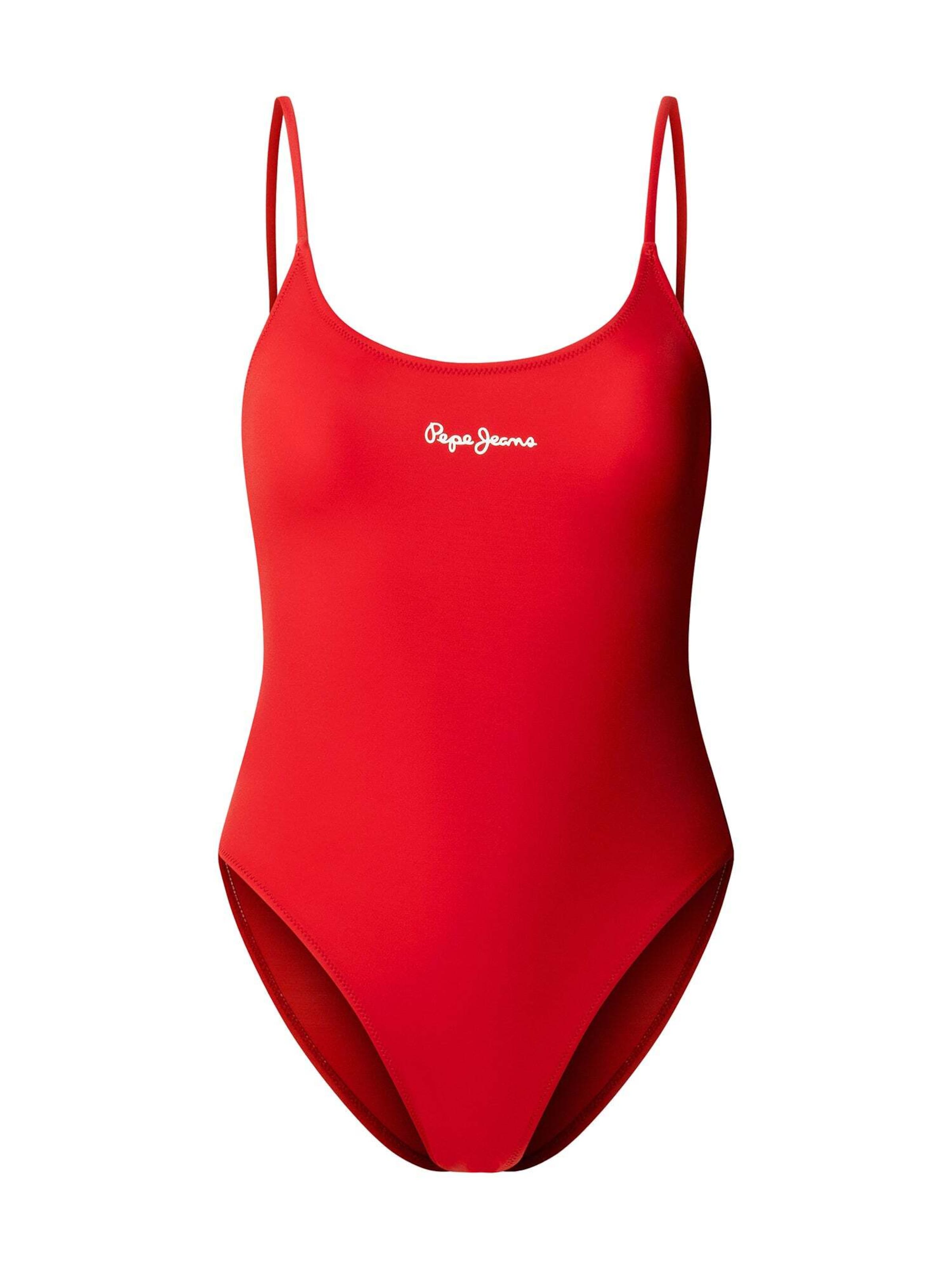 Pepe Jeans Badeanzug in Rot: Vorderseite