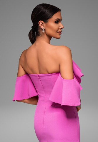 Ombre Evening dress 'Caroline' in Pink
