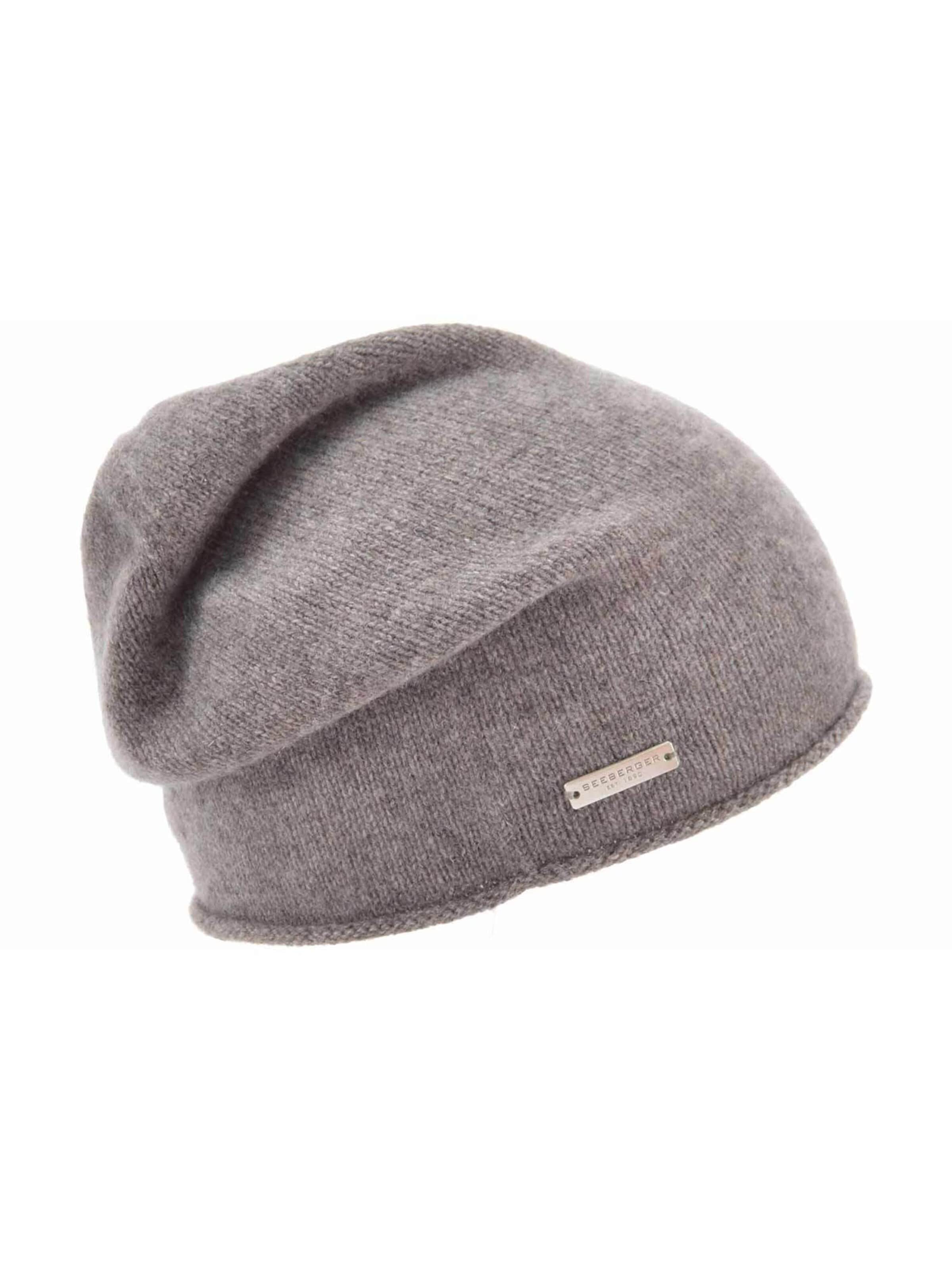 Seeberger Beanie 'Mütze' in Grey: front