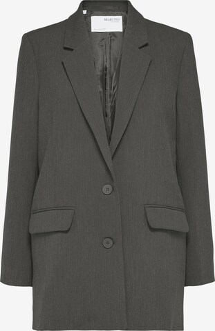 Blazer 'RITA' SELECTED FEMME en gris : devant