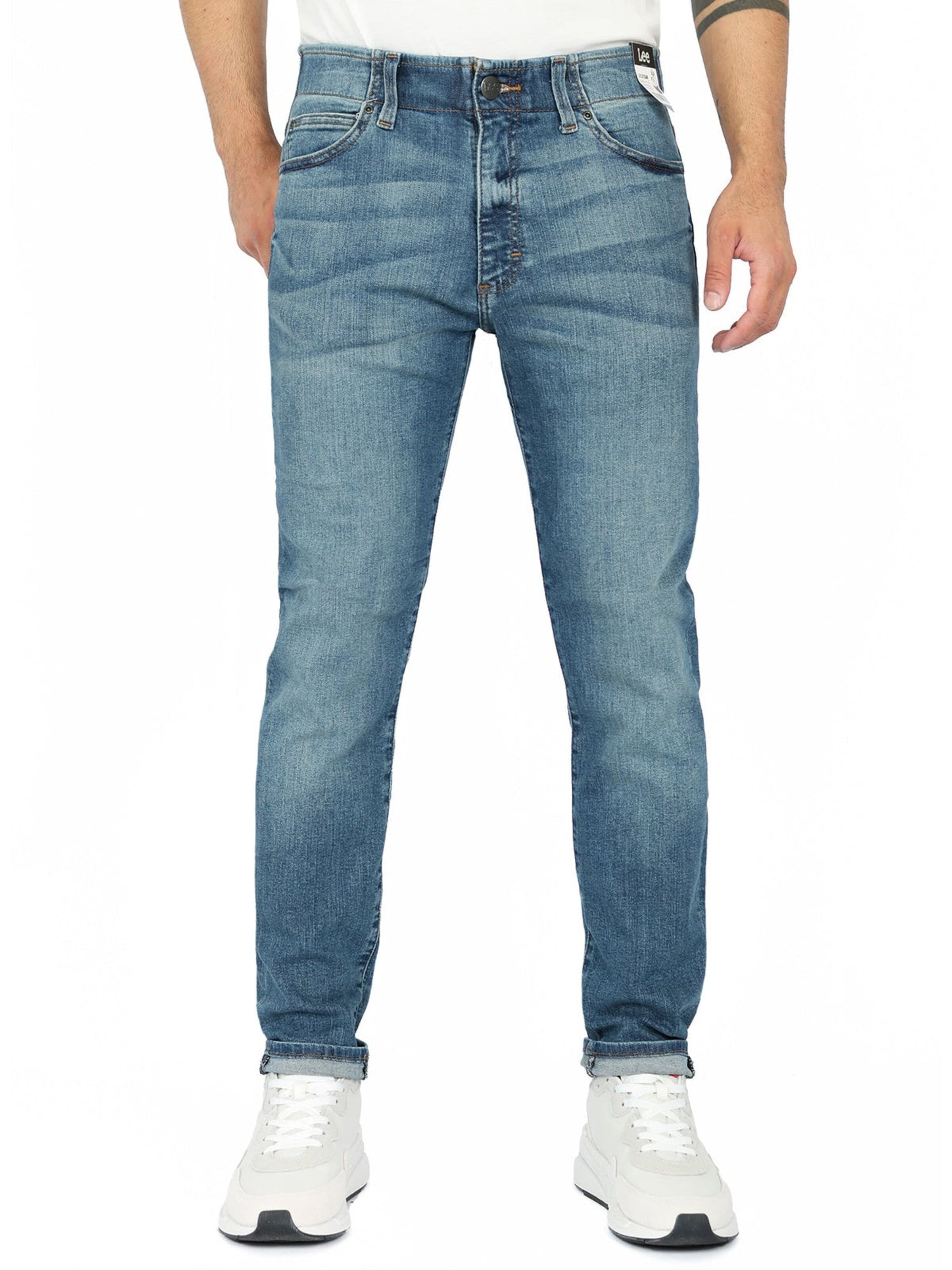 Lee Skinny Jeansy 'SUPERSTRETCH XM BLUE PRODIGY' w kolorze niebieski: przód