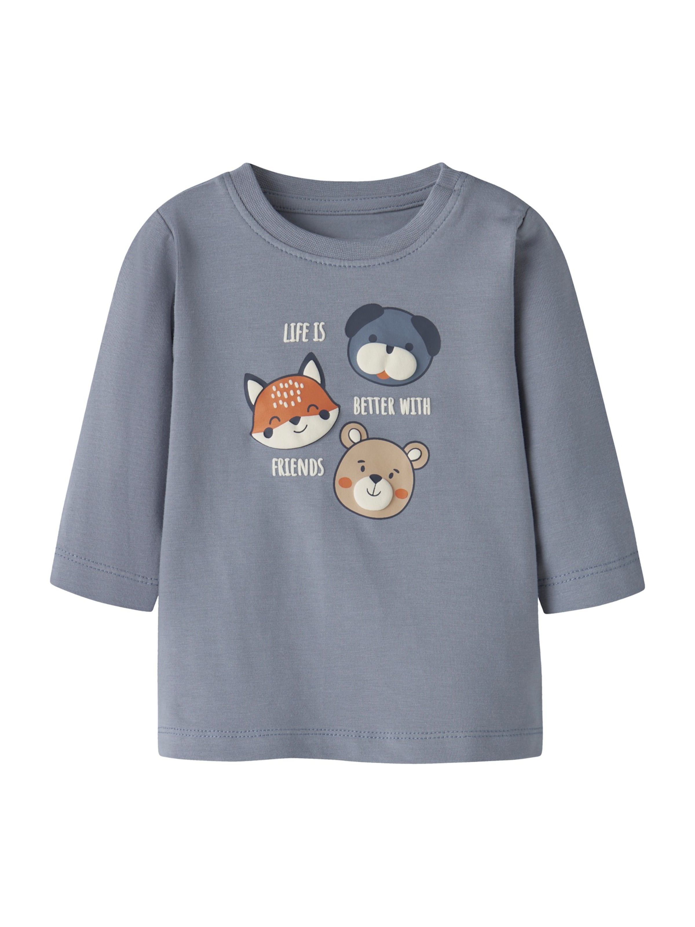 NAME IT Shirt 'NBMNOLLO' in Blue: front